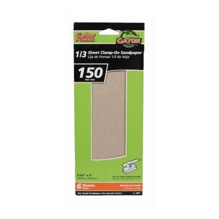 Gator Finishing 6PK 323x9 150G Sheet 5041